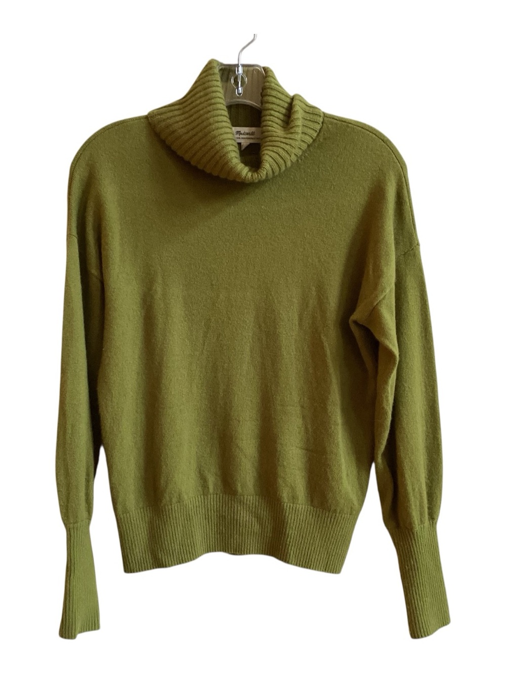 Madewell Lime Green Responsibly Sourced Cashmere Turtleneck Size S